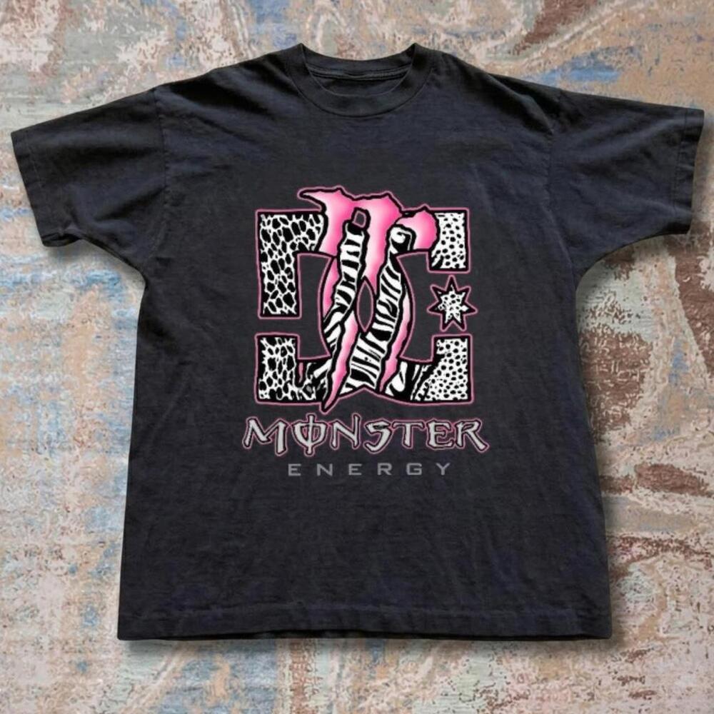 Black And Monster Energy T-Shirt